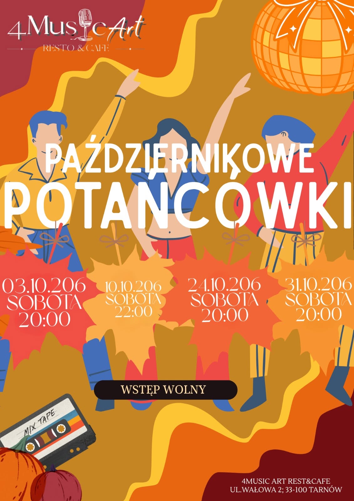 Październik w 4MusicArt będzie taneczny! 🍂💃🕺