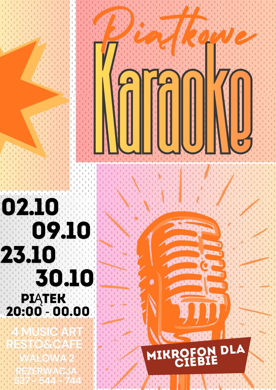 Piątkowe wieczory = KARAOKE! 🎤✨
